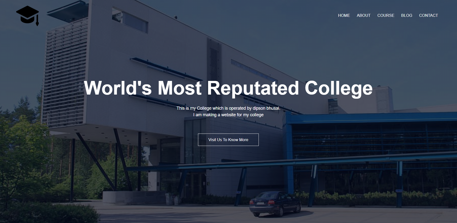 College Website